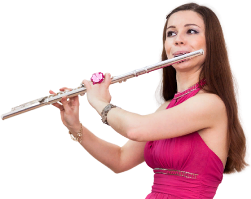 Девушка играет на флейте, а потом страстно сосёт член у преподавателя музыки